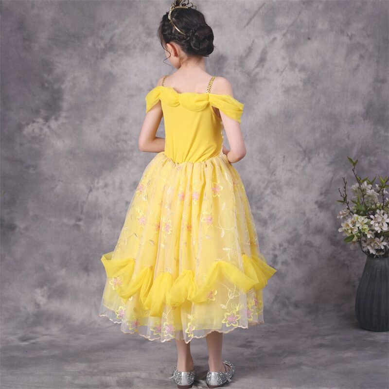 Robe de Princesse Jaune