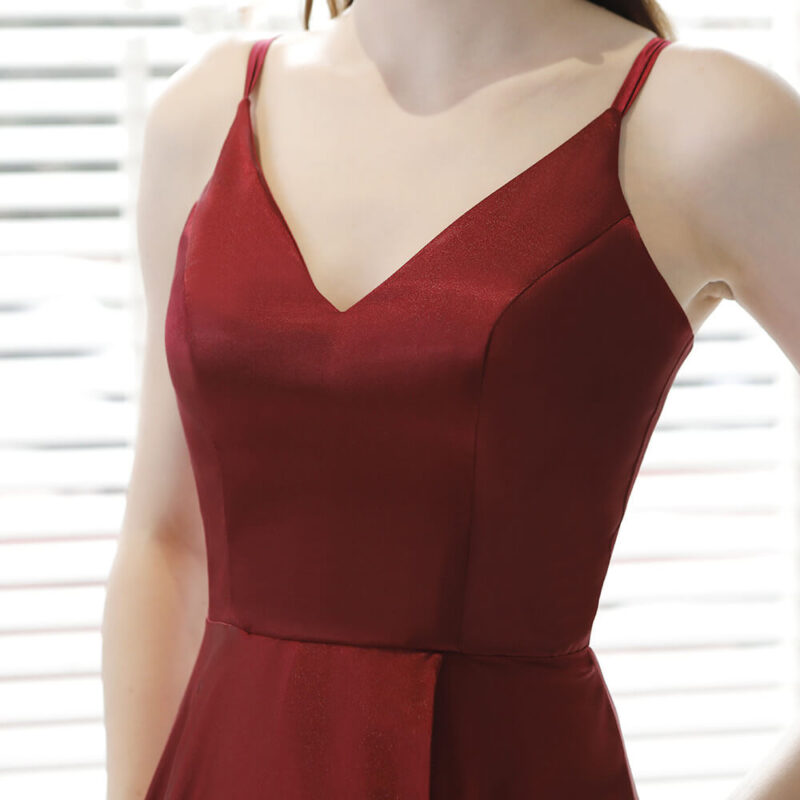 Robe de Bal Rouge Brillante