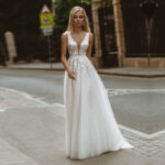 Robe de mariée princesse sans traine