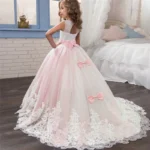 Robe de Cérémonie fille Rose