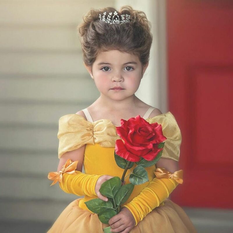Robe Princesse Jaune pour Fille