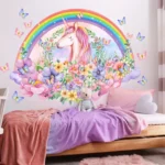 Stickers Licorne Arc en Ciel