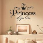 Stickers ici dort une princesse