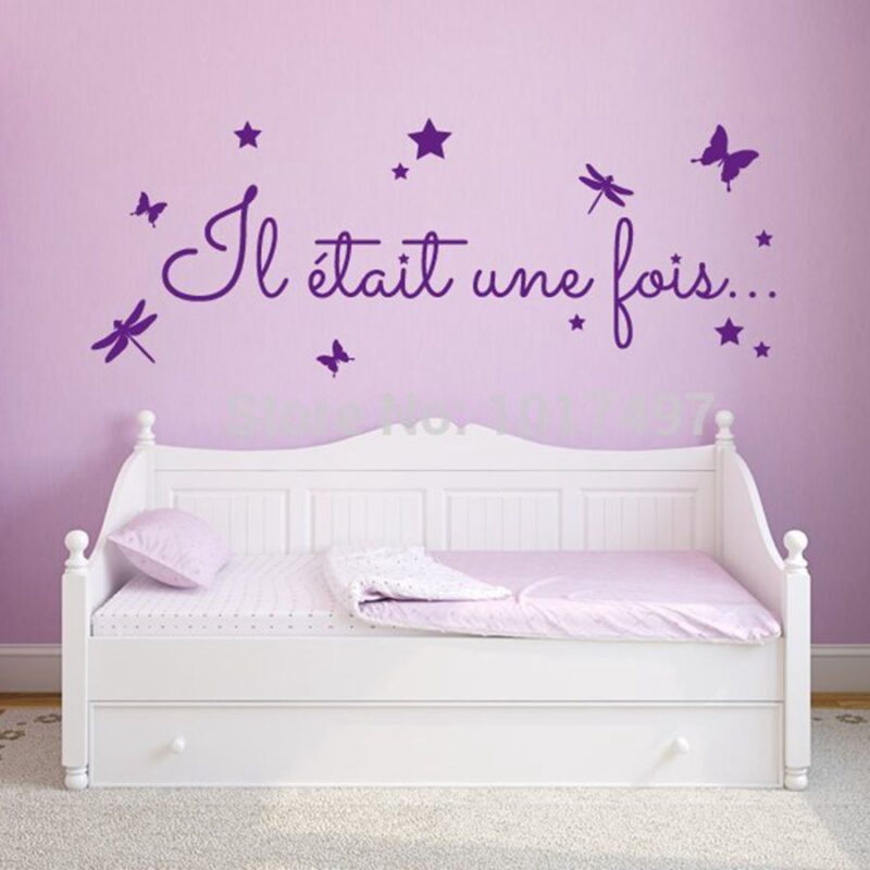 Autocollant il etait une fois