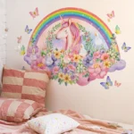 Stickers Licorne Arc en Ciel