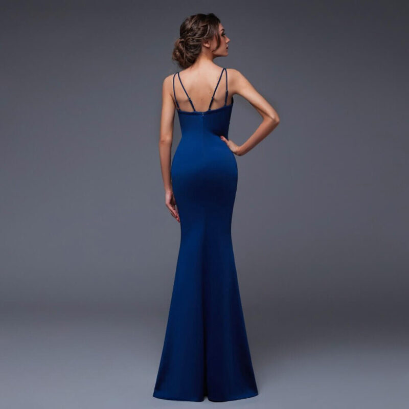 Robe de Bal de Promo Bleu