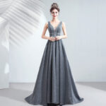 Robe de bal pailletée