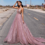 Robe de bal paillette