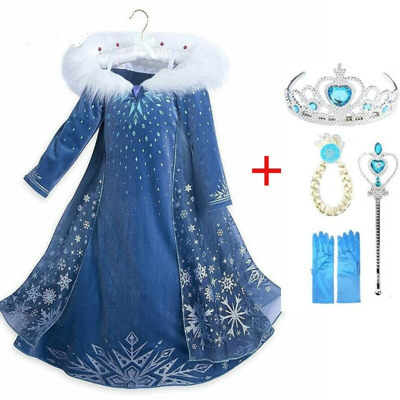 robe-elegante-elsa-pour-fille-tenue-cos_main-0 Costume de princesse Des Glaces-2022 - Chez Mamie GiGi
