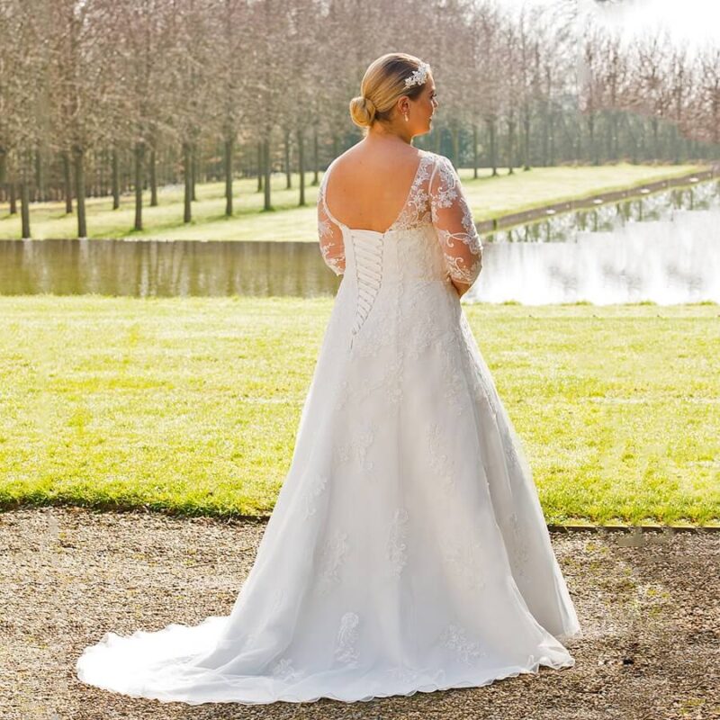 Robe de Mariée Princesse Femme Ronde