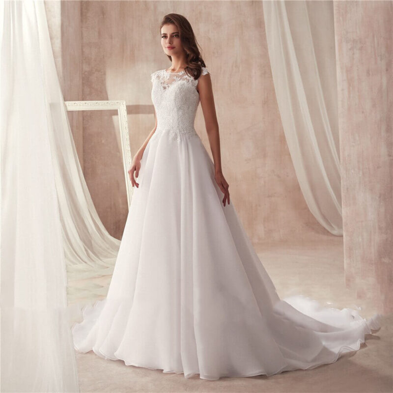 Robe de Mariée Princesse Dos Nu