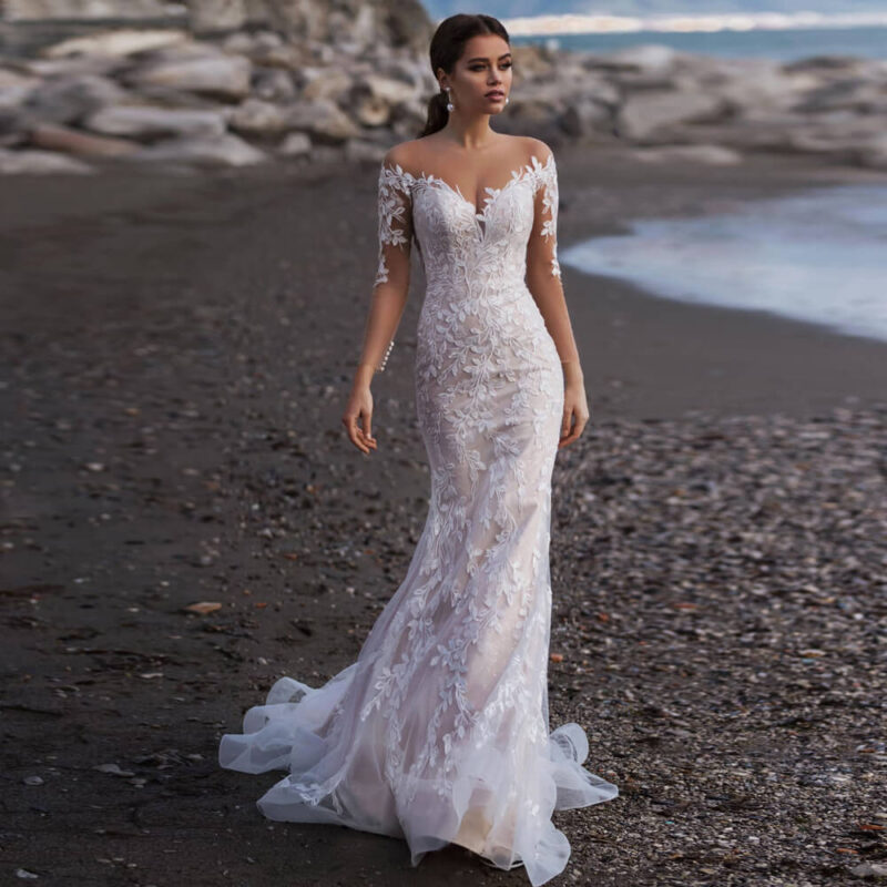 Robe de mariee sirene princesse