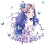 Sticker Mural Princesse