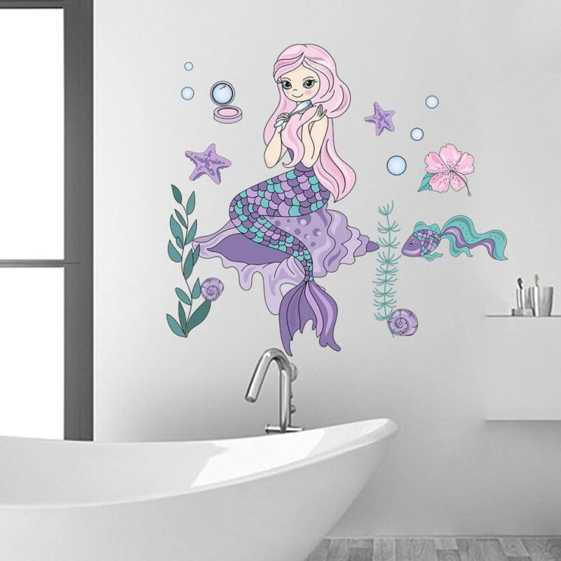 Stickers Muraux Sirène