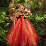 robe de princesse orange