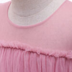 Robe Cérémonie Fille Tulle Rose