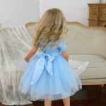 Robe de Princesse Bleu Ciel
