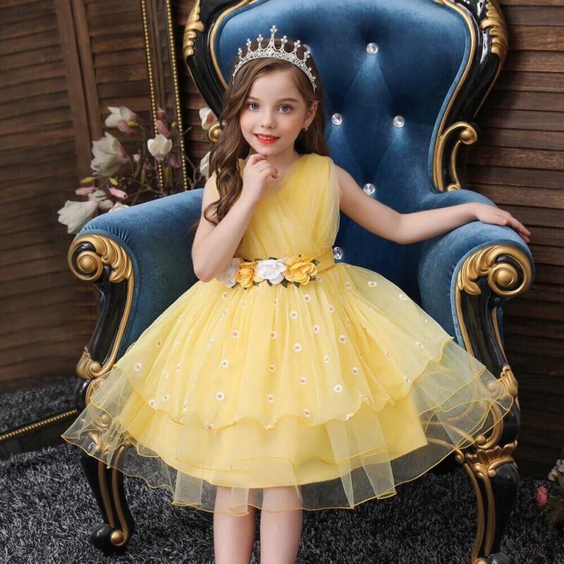 Robe Princesse Or