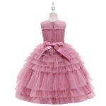 Robe Cérémonie Fille Tulle Rose