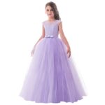 Robe de princesse violette