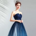 Robe Cérémonie Femme Bleu Nuit