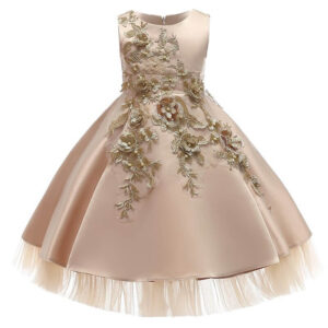 Robe fille d'honneur couleur champagne