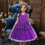 Robe princesse mauve