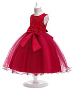 Robe de Princesse Petite Fille Rouge