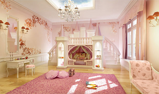 chambre princesse fillette